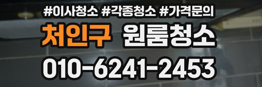 처인구 이사청소