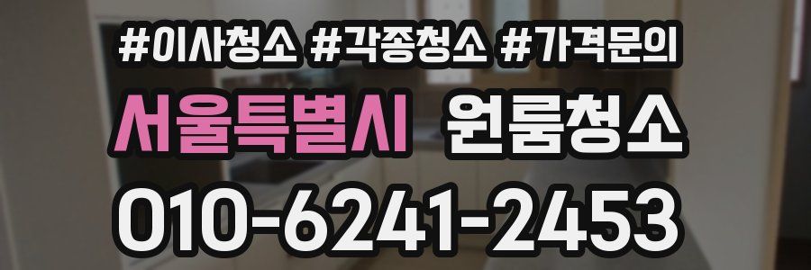 서울특별시 이사청소