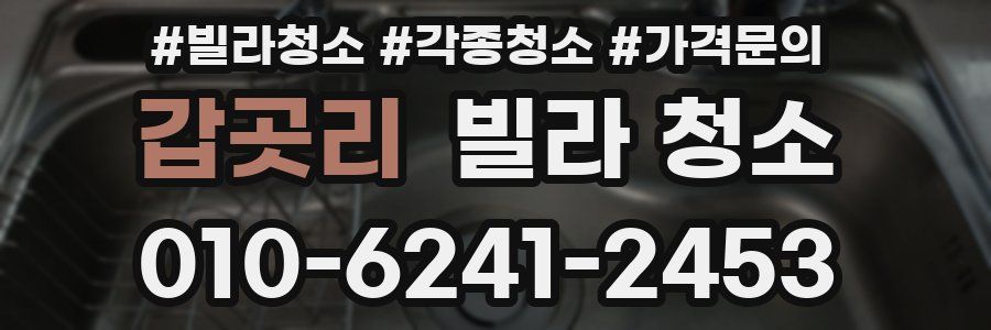 갑곳리 빌라 청소