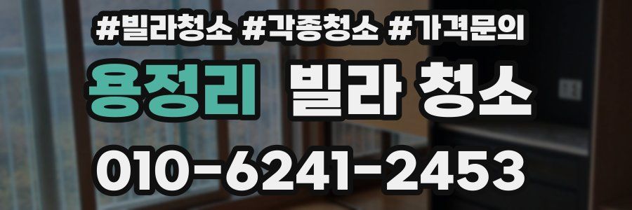 용정리 빌라 청소