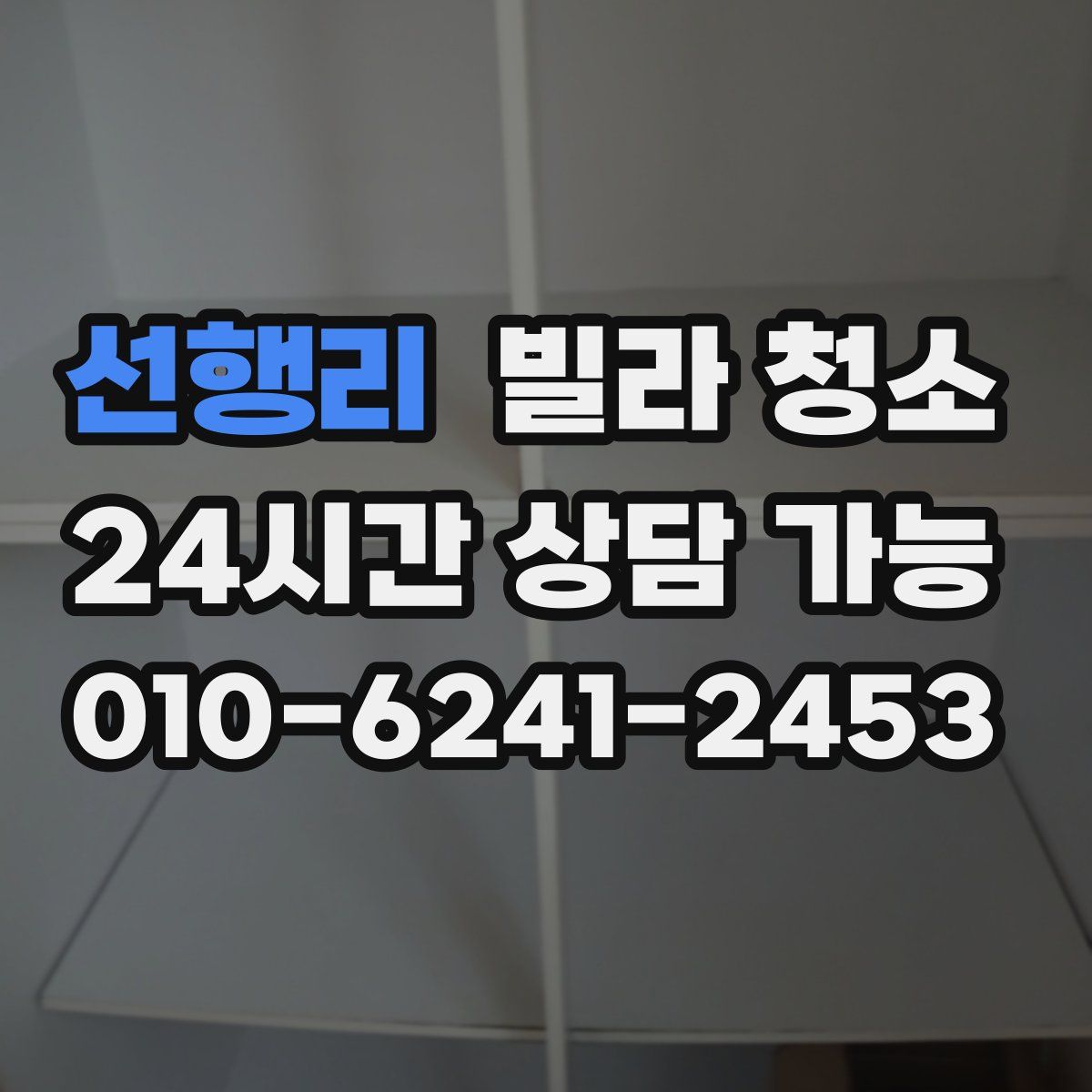 선행리 빌라 청소