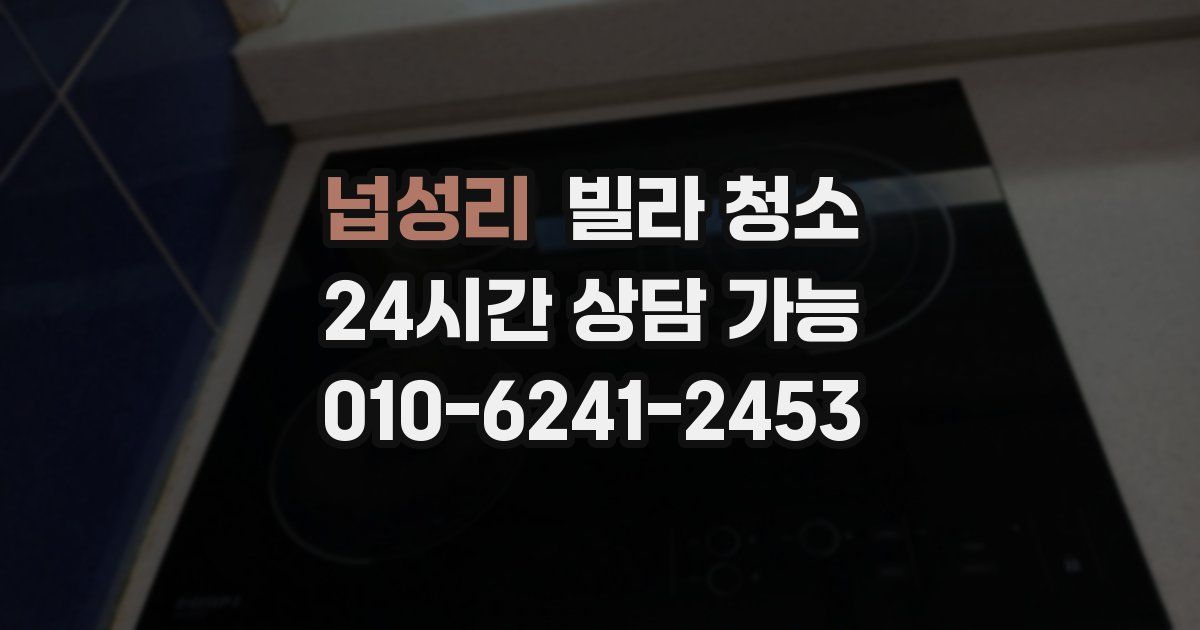 넙성리 빌라 청소