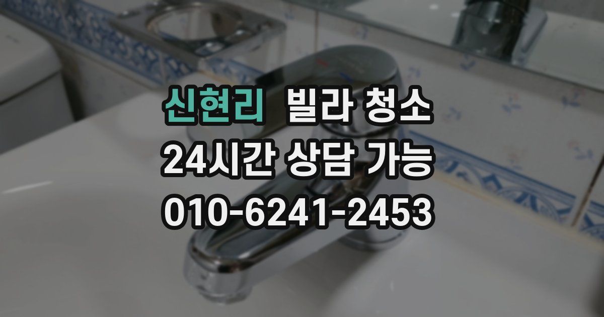 신현리 빌라 청소