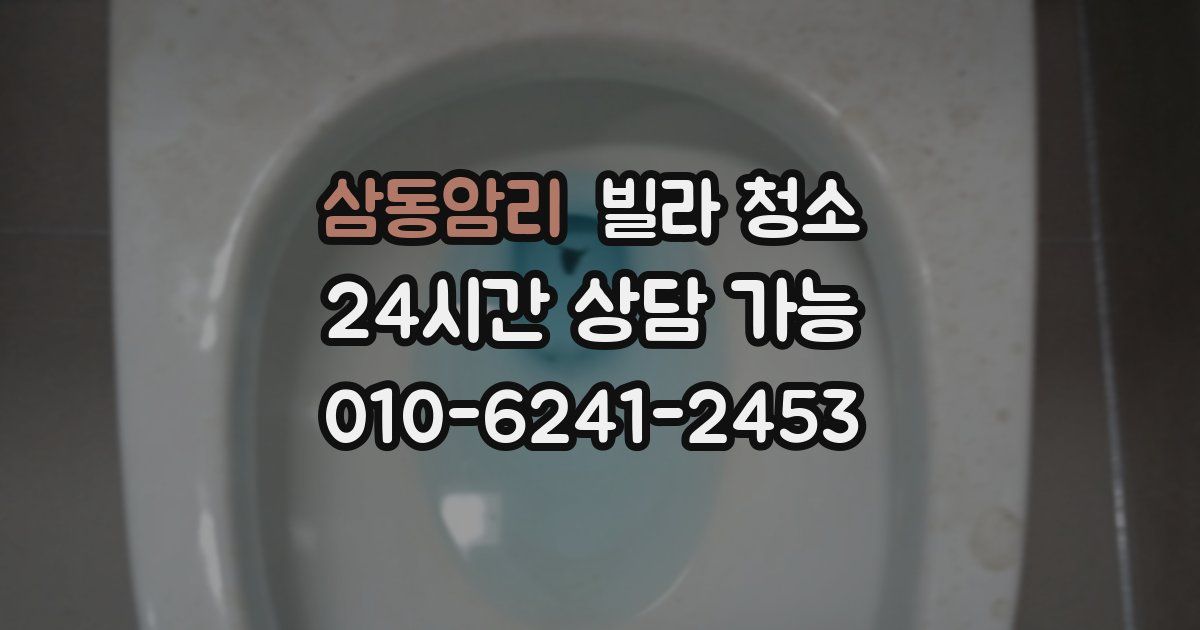 삼동암리 빌라 청소