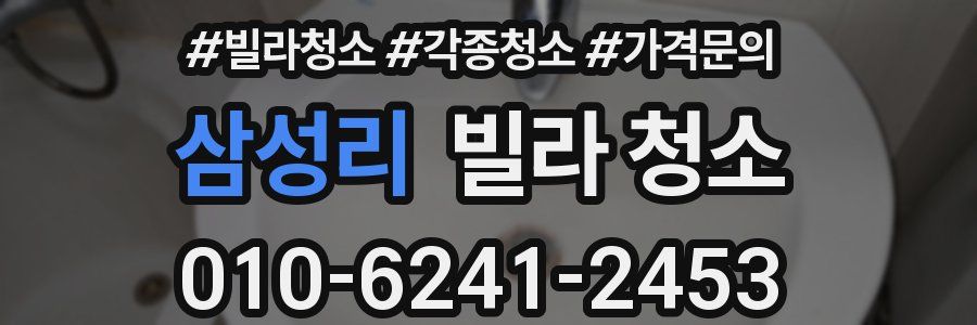 삼성리 빌라 청소