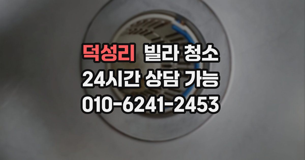 덕성리 빌라 청소