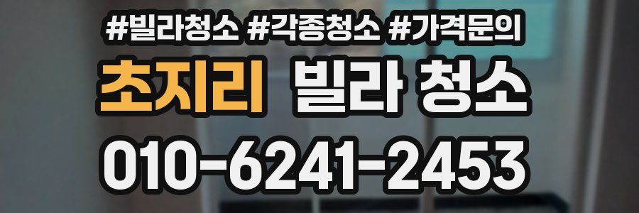 초지리 빌라 청소