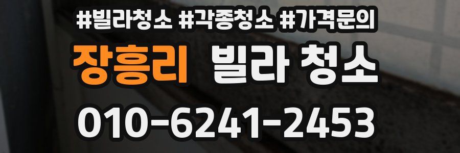 장흥리 빌라 청소