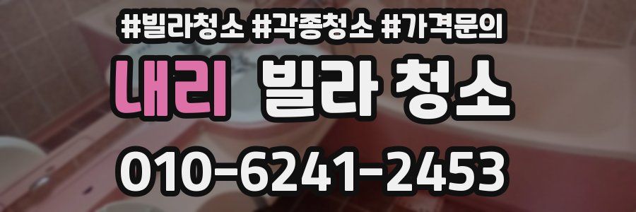 내리 빌라 청소