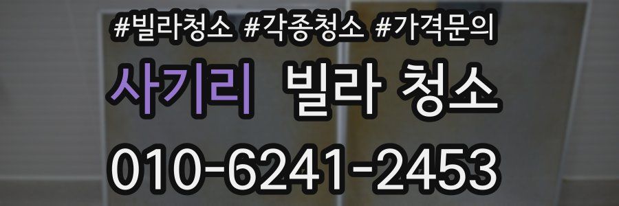 사기리 빌라 청소