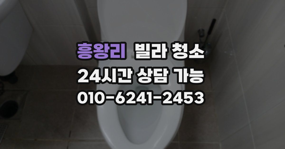 흥왕리 빌라 청소