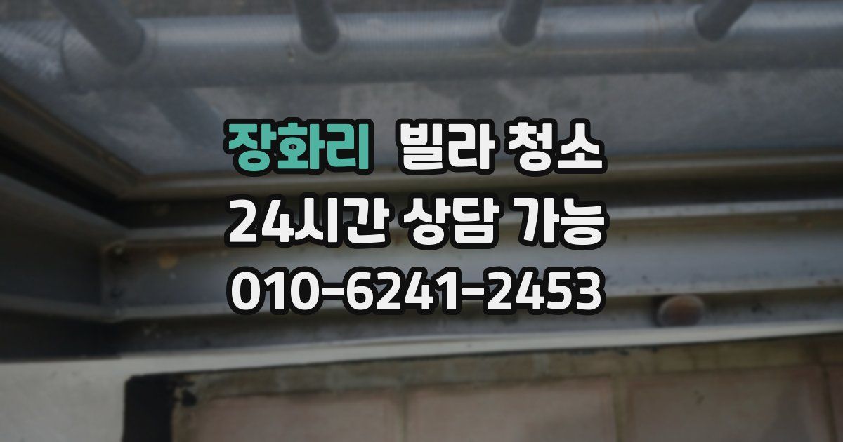 장화리 빌라 청소