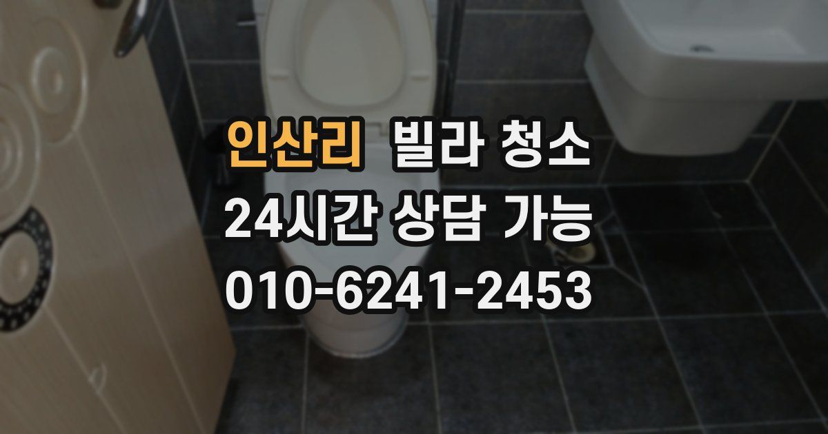 인산리 빌라 청소