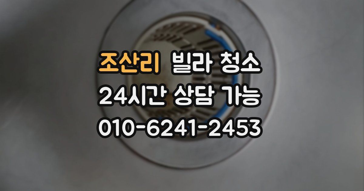 조산리 빌라 청소