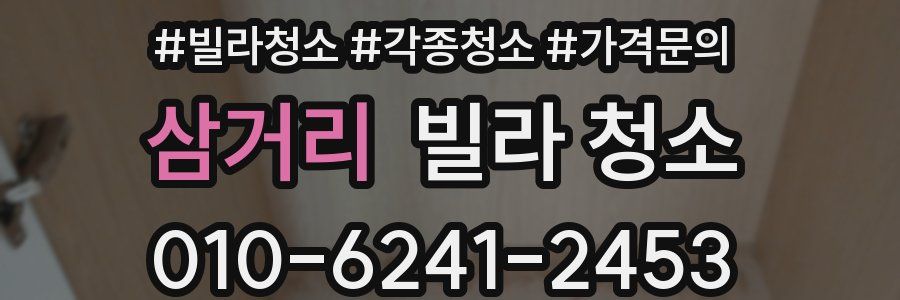 삼거리 빌라 청소