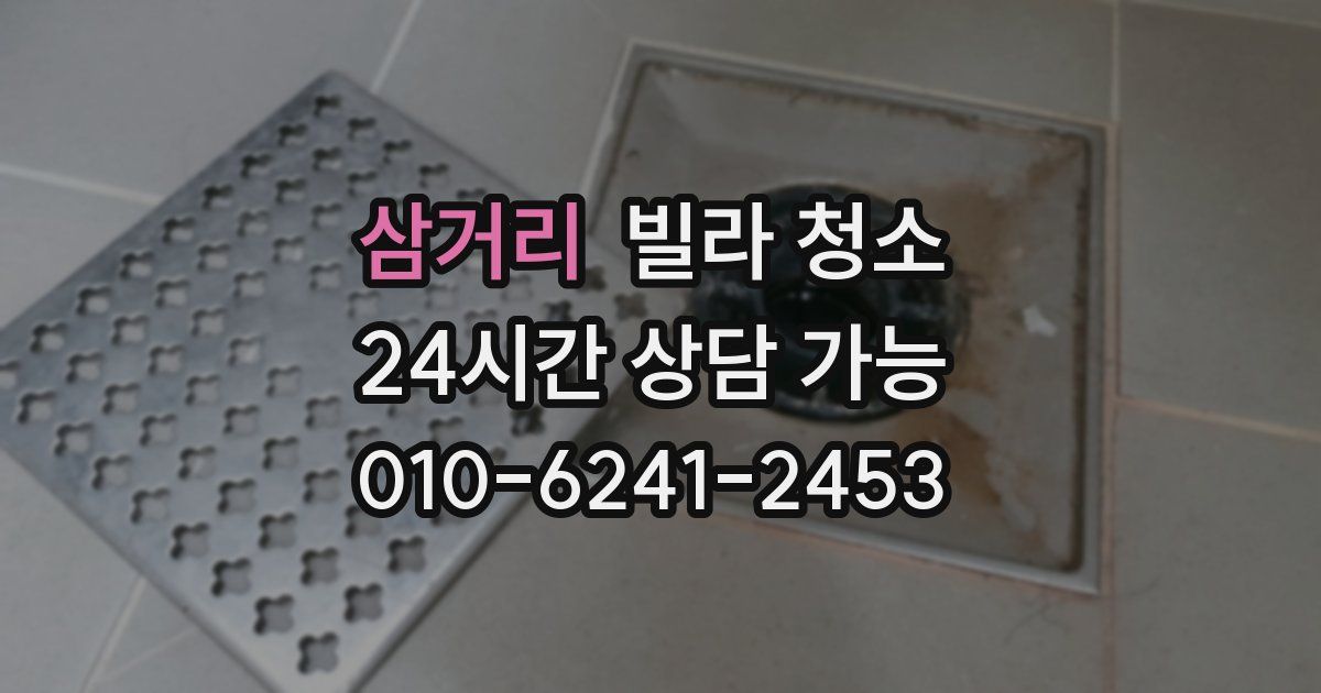 삼거리 빌라 청소