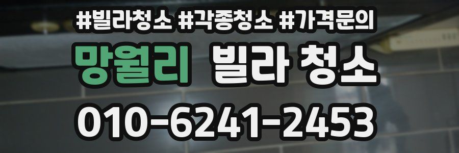 망월리 빌라 청소