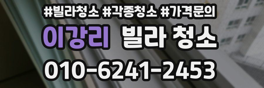이강리 빌라 청소