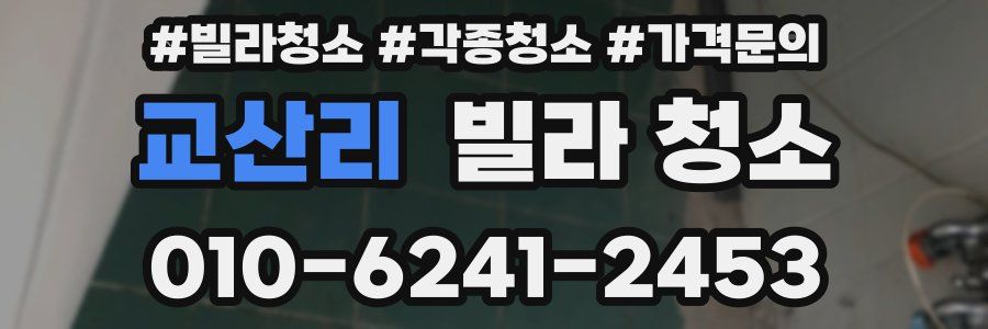 교산리 빌라 청소