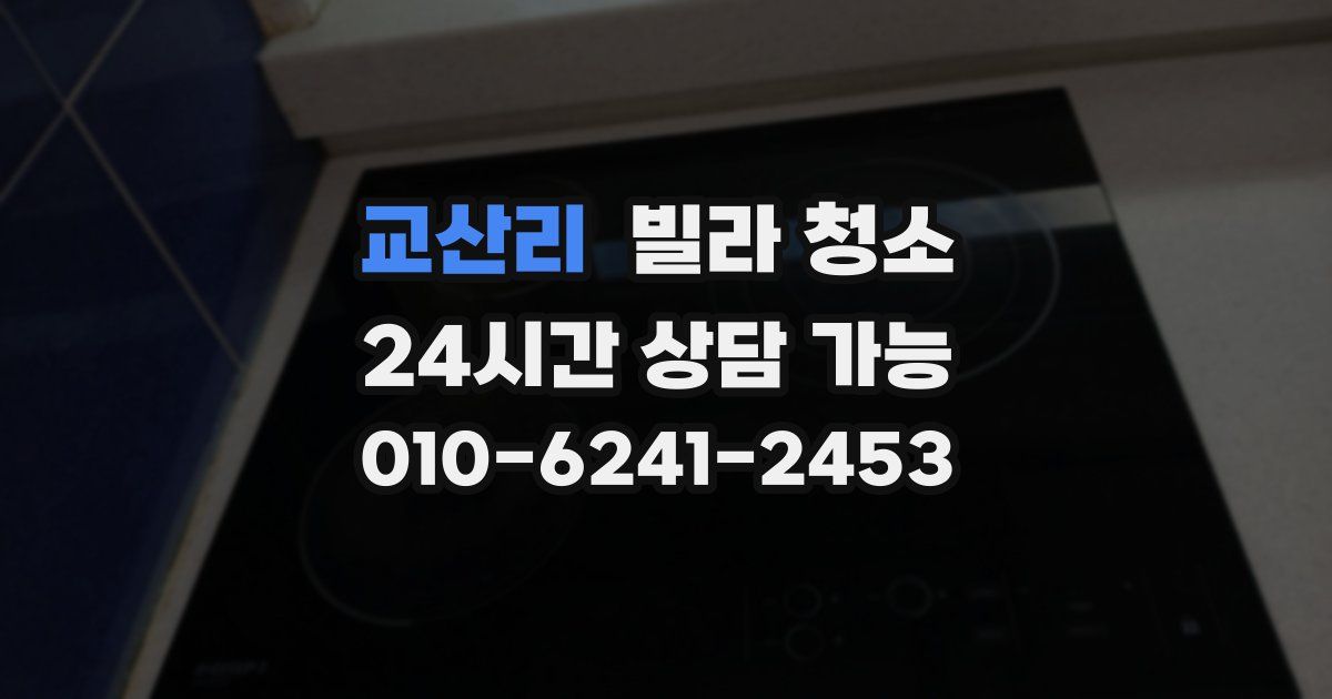 교산리 빌라 청소