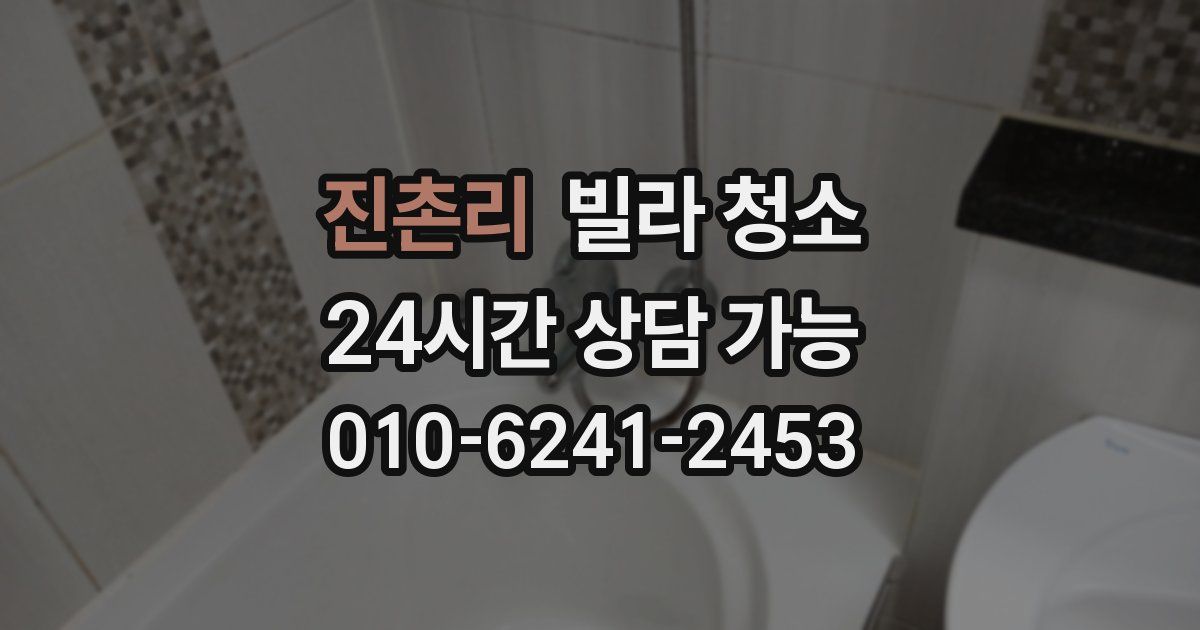 진촌리 빌라 청소