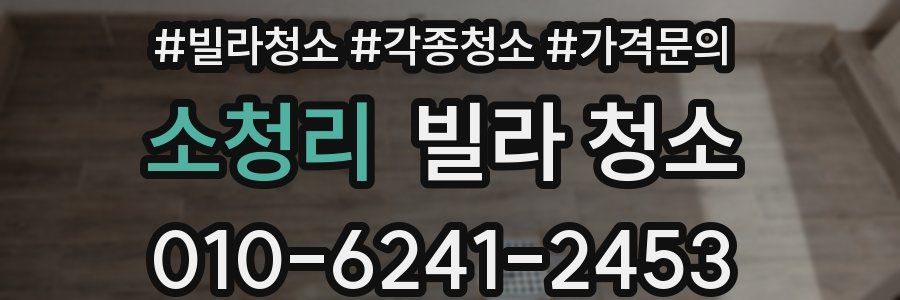 소청리 빌라 청소