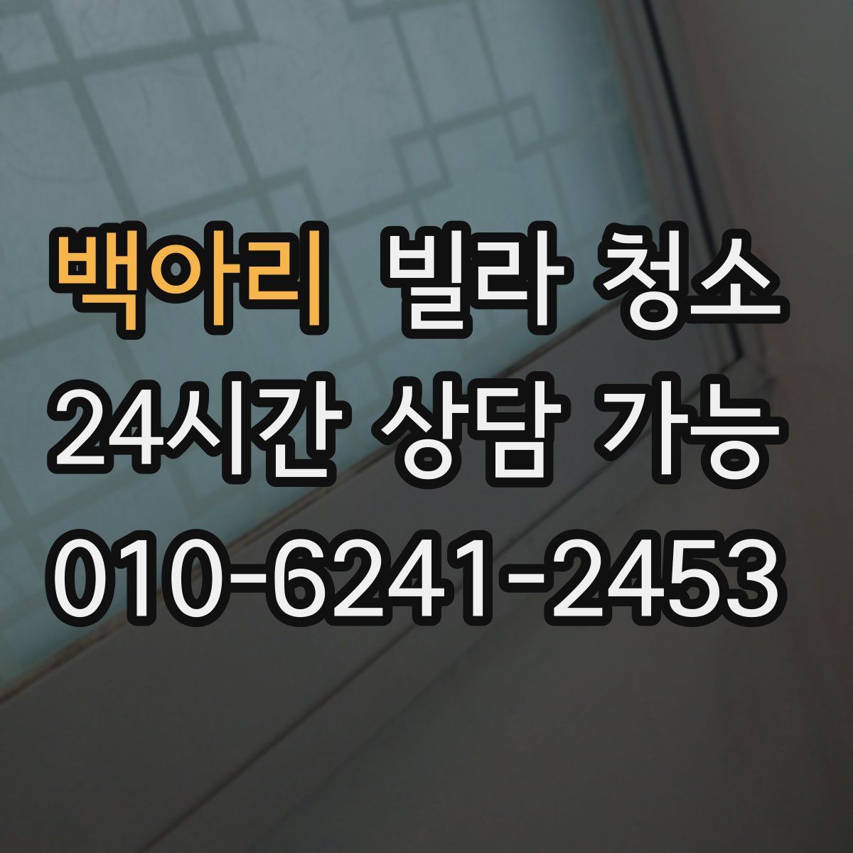 백아리 빌라 청소