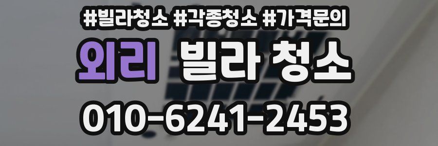 외리 빌라 청소