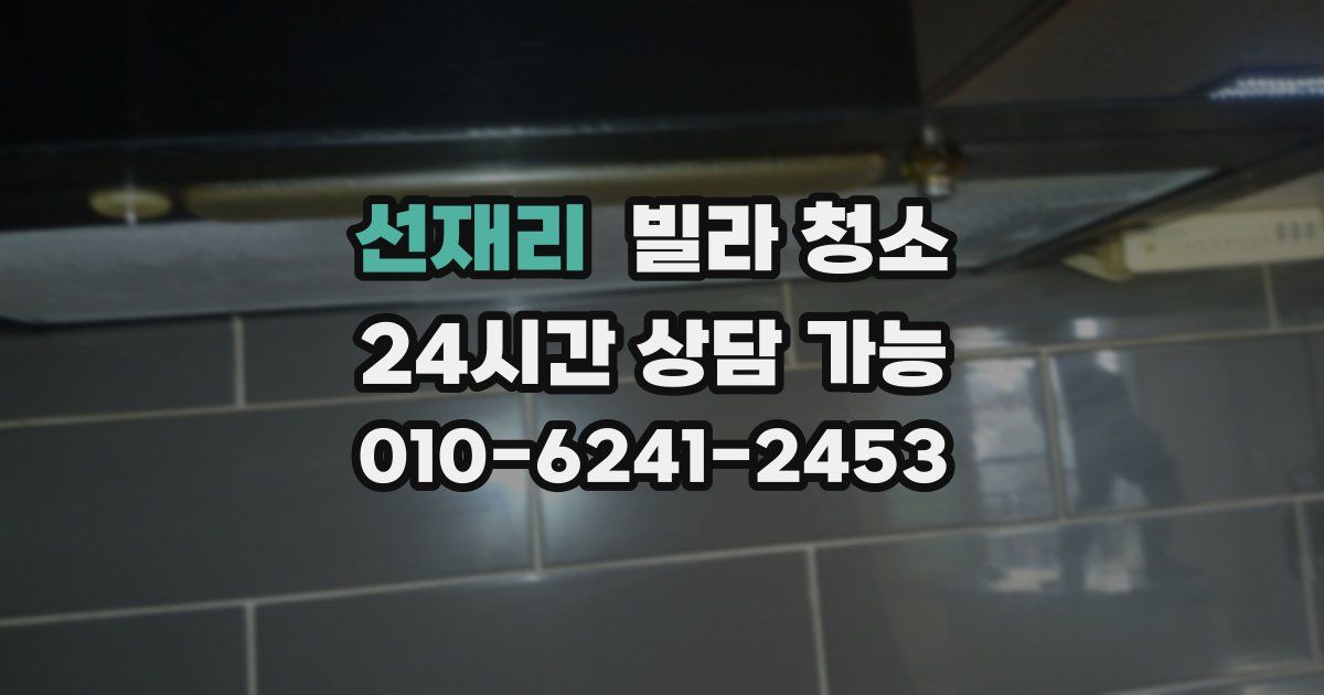 선재리 빌라 청소