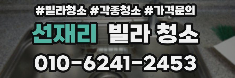 선재리 빌라 청소