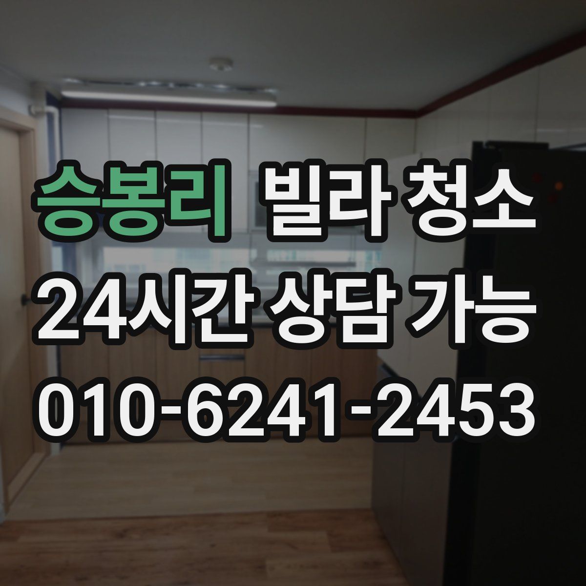 승봉리 빌라 청소