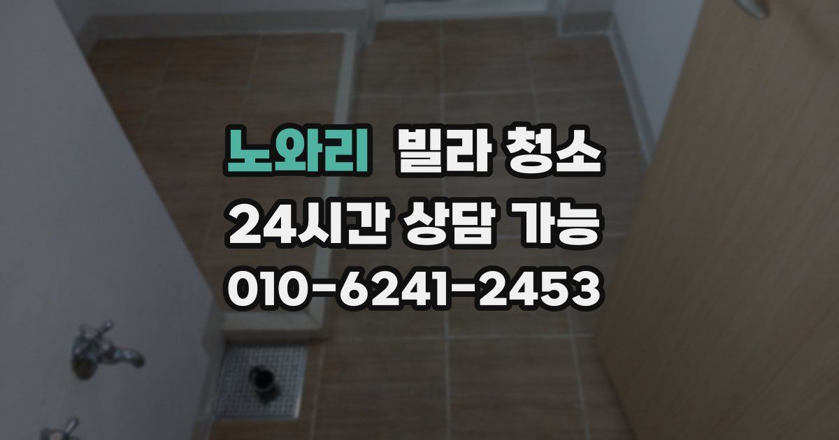 노와리 빌라 청소