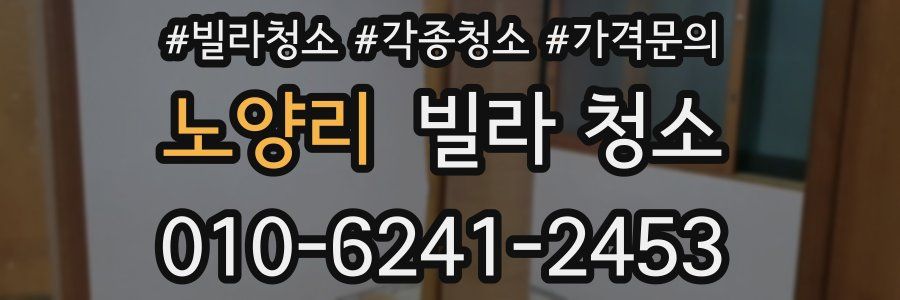 노양리 빌라 청소