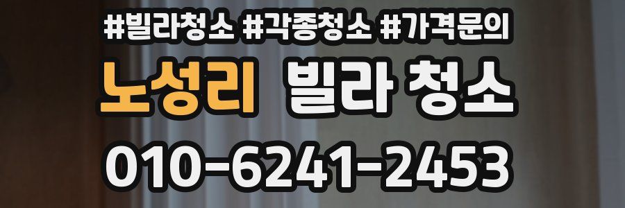 노성리 빌라 청소