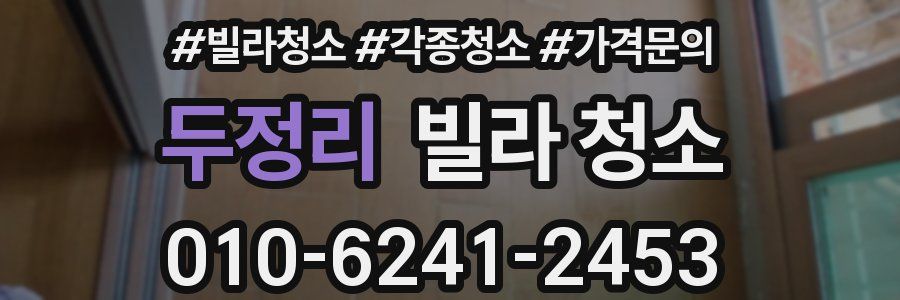 두정리 빌라 청소