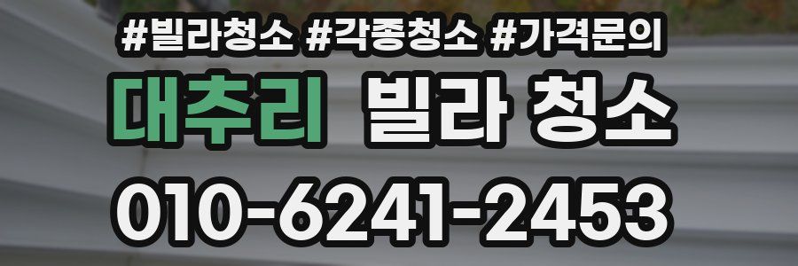 대추리 빌라 청소