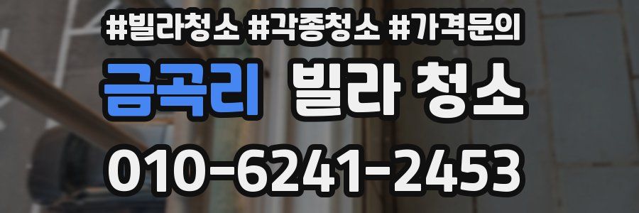 금곡리 빌라 청소