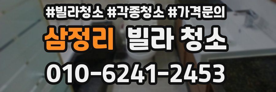 삼정리 빌라 청소