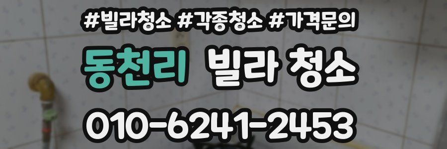 동천리 빌라 청소