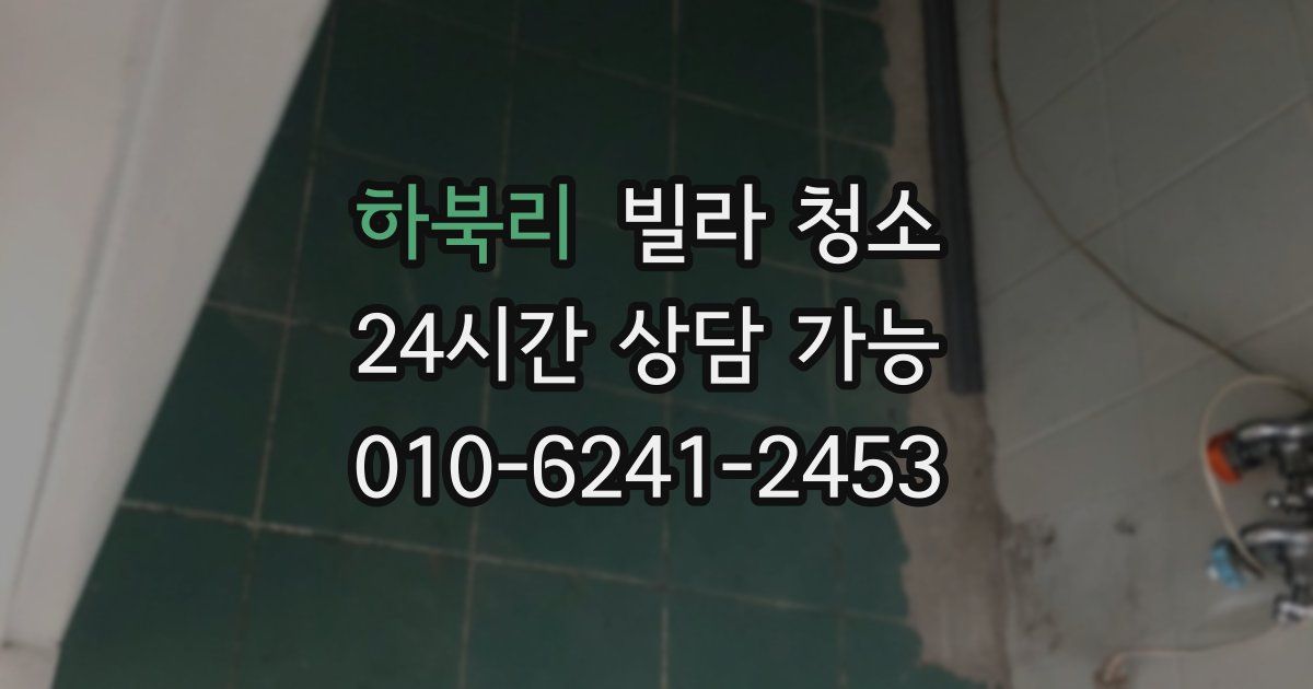 하북리 빌라 청소