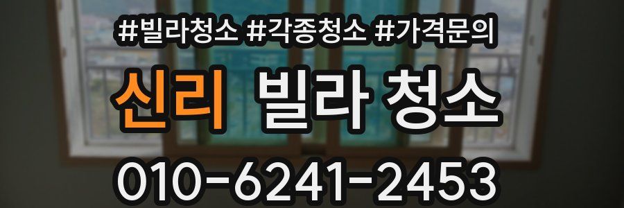 신리 빌라 청소