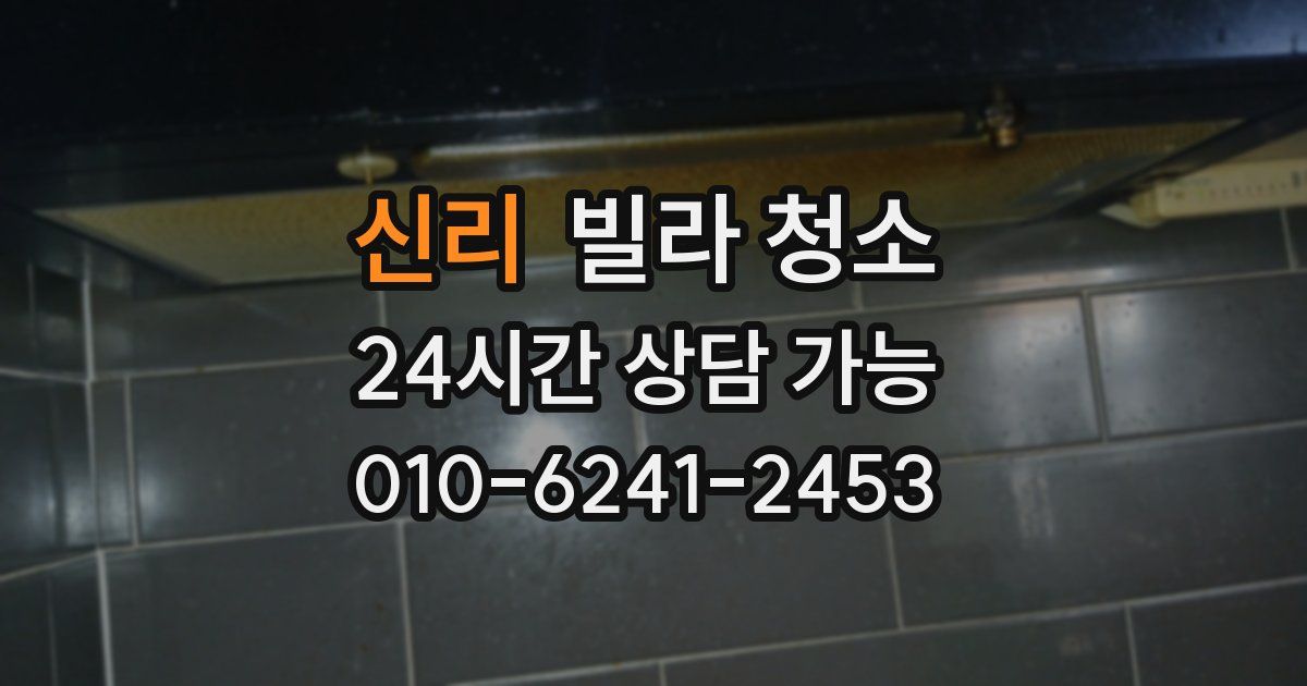 신리 빌라 청소