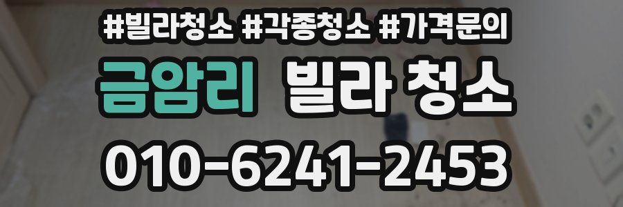 금암리 빌라 청소