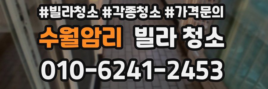 수월암리 빌라 청소