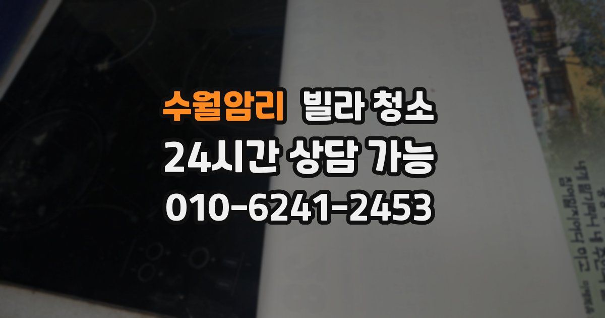 수월암리 빌라 청소