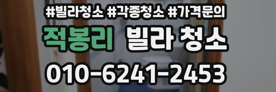 적봉리 빌라 청소