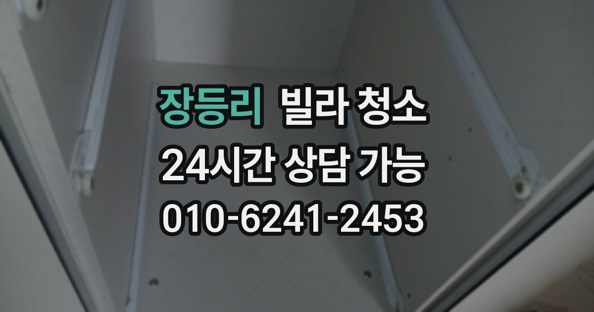 장등리 빌라 청소