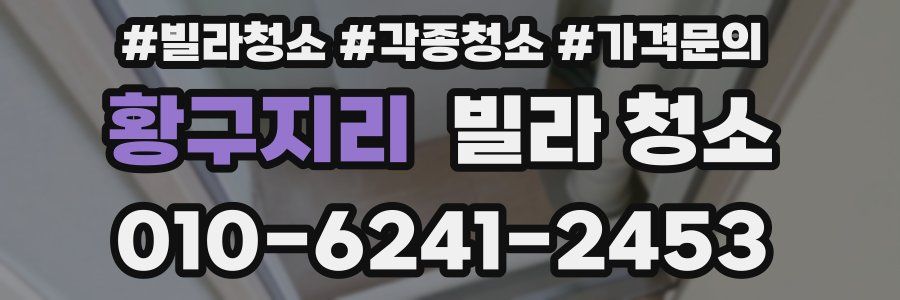 황구지리 빌라 청소