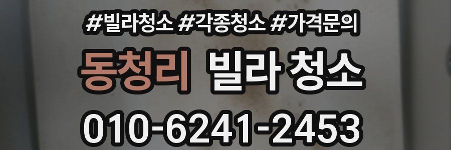 동청리 빌라 청소