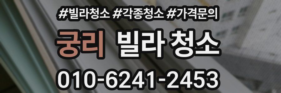 궁리 빌라 청소